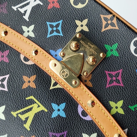 🎀 SOLD 🎀 Louis Vuitton Multicolor Sologne Black - Picture 7 of 17